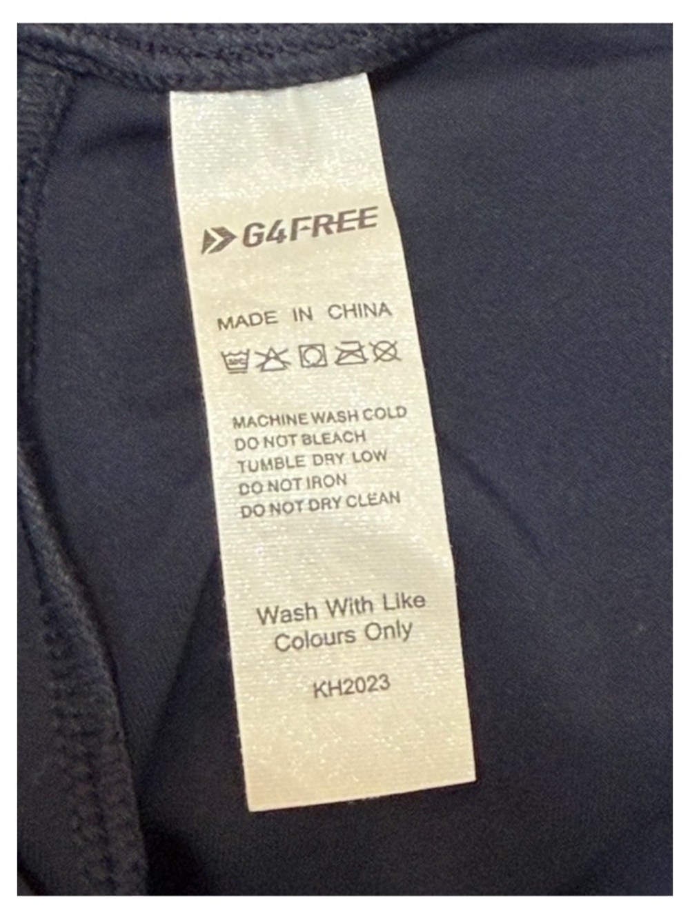 G4FREE Deep Navy Wide Leg Pants S Soft 4Way Stretch Black 32" Inseam NWOT - Picture 4 of 4